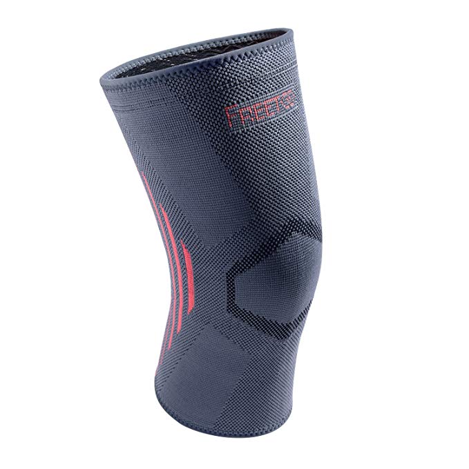 FREETOO Compression Knee Brace Knee Brace Knee Compression Sleeve Support for Running Sports Basketball Jogging Arthritis Joint Pain Relief Injury Recovery-Single