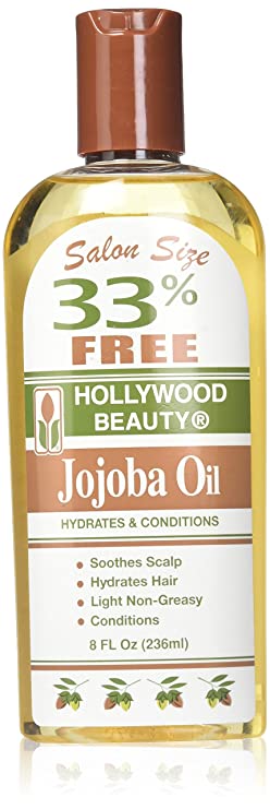 Hollywood Beauty Jojoba Oil Scalp Treatment, Beige ,  8 Oz