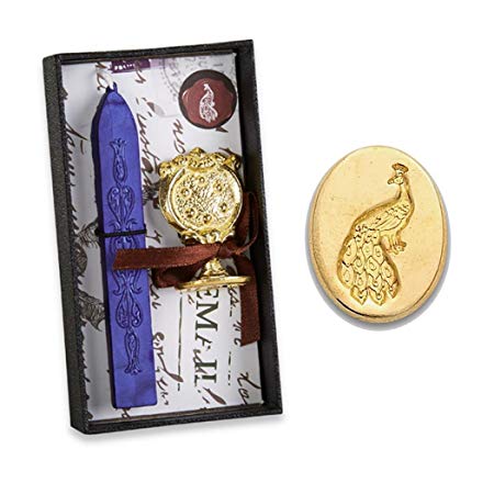 Wax Seal Kit with Sealing Wax- Peacock