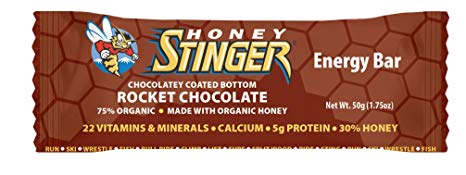 Honey Stinger Energy Bar, Rocket Chocolate, Sports Nutrition, 1.75 Ounce (Pack of 15)