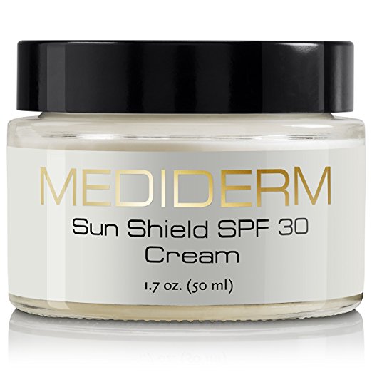 Mediderm Sun Shield SPF 30 Sunscreen & A Day Moisturizer Cream For Face And Neck- None greasy- Paraben Free