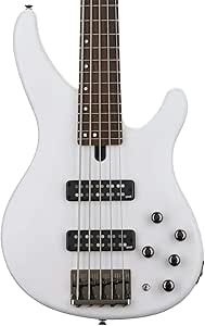 Yamaha TRBX505 TWH 5-String Premium Electric Bass Guitar,Translucent White