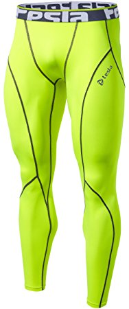 Tesla Men's Compression Baselayer Running Tights Pants P16