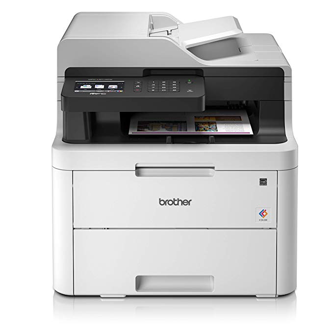 Brother MFC-L3710CW A4 Colour Laser Printer, Wireless and PC Connected, Print, Copy, Scan and Fax