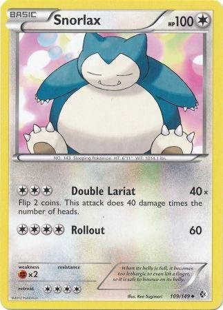 Pokemon - Snorlax (109/149) - BW - Boundaries Crossed