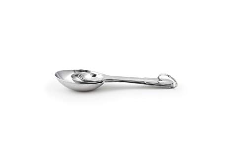 Fox Run 4898 Flat Measuring Spoon Set, 4-Piece, Stainless Steel