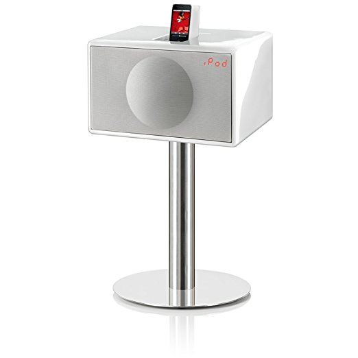 Geneva Sound System Model L All-In-One HiFi System for CD, iPod/iPhone, Radio & More (White)