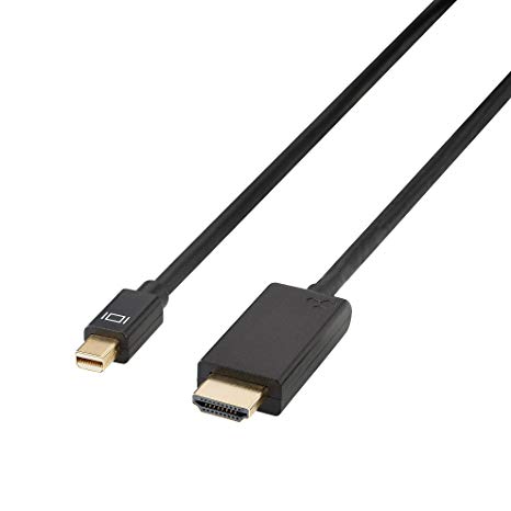 Kanex Mini DisplayPort/Thunderbolt to HDMI Cable 10 Feet (3.0 Meter) with Audio Support HD 1080p (1920x1080)