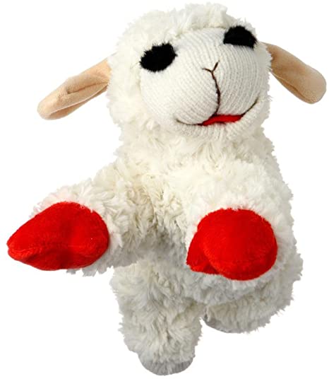 Multi Pet Lamb Chop Dog Toy, 10" [2-Pack]