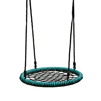 Play Platoon Spider Web Tree Swing - Choose between 40", 24" or with Open Center Tire Swing Style