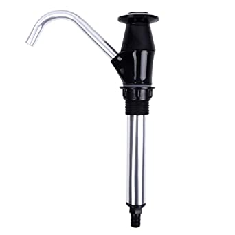 KISENG Hand Pump Faucet Portable Trailer Drinking Dispenser Camping Replacement Aluminum Tube Manual Water Bottle Pumping Faucet for Caravan, Kitchens, Drinking Fountains