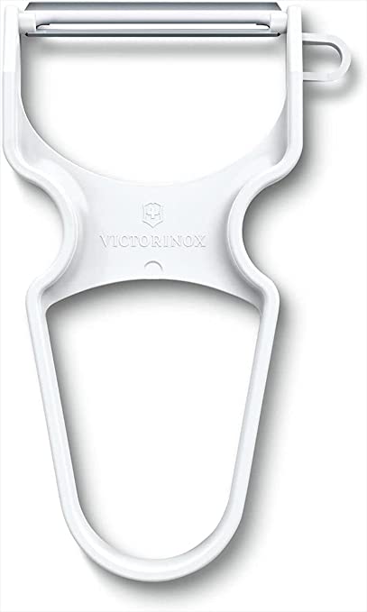 Victorinox, Multipurpose Rapid Peeler/ Vegetable Scrapper Normal Straight Edge, White, Swiss Made (6.0930),0.4 in