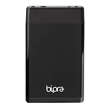 Bipra 320GB 2.5 inch FAT32 USB 2.0 Portable External Hard Drive with One Touch Backup Software - Black