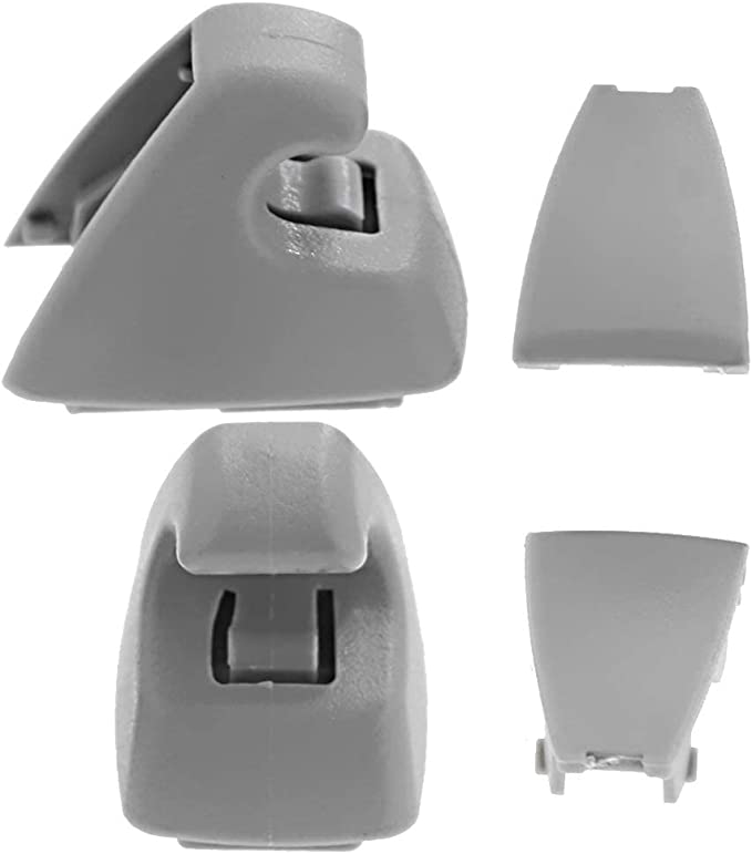 2Pcs Plastic Sun Visor Support Clip Gray Replacement for Chevy Silverado 2007-2013 Tahoe Replacement for GMC Sierra Yukon 15882854