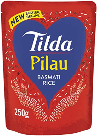 Tilda Pilau Steamed Basmati Rice Classics, 250g