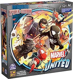 Marvel United Spider-Geddon Strategy Board Game by CMON & Spin Master Games | Spider Man Adult Toy | Spiderman Toy for Adults & Kids Ages 14 and up