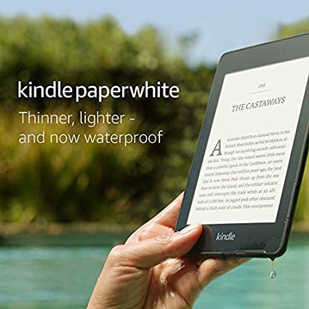 Kindle Paperwhite | Waterproof, 6" High-Resolution Display, 32 GB—with Special Offers—Twilight Blue