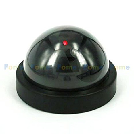 FOME Fake Dummy Imitation Dome Security Camera with Flashing Light LED Cost-effective Security CCTV Simulated Dome Camera 3PZ  FOME Gift