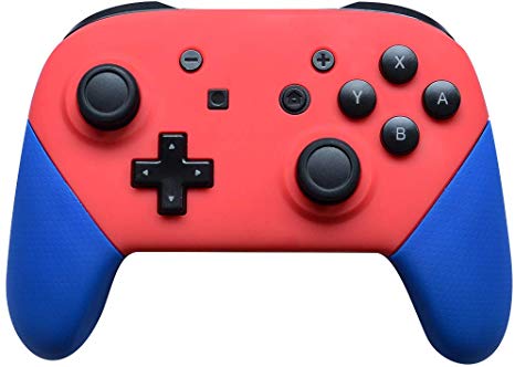 Wireless Controller for Nintendo Switch,Pro Controller Gamepad Joypad Remote Compatible with Nintendo Switch Console (Blue and red)