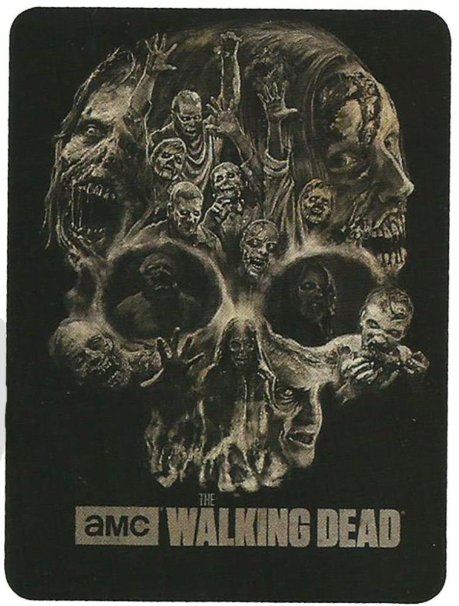 AMC The Walking Dead 45 X 60 Zombie Skull Fleece Blanket