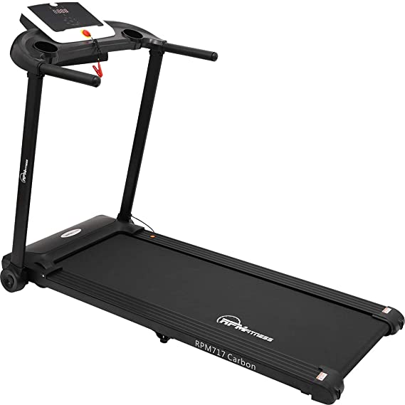 RPM Fitness RPM717 Carbon (2 HP Peak Power) Light Weight, Easy Lubrication,Bluetooth with Free Diet Plan,Trainer & Installation Services Treadmill