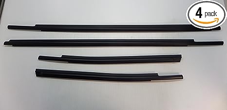 Toyota Tundra Double Cab 2007-2019 4pc Exterior Weatherstrip Belt Molding Set Genuine OE OEM