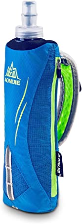 AONIJIE Lovtour Quick Shot Handheld Hydration Pack with 500ml BPA Free Collapsible TPU Water Soft Flask
