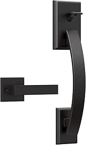 eufy Security Lever Handle - Easy Installation, Fits All - Matte Black