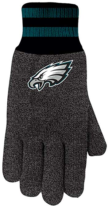 NFL Insulated Gloves Football Broncos Raiders Seahawks Steelers Patriots Scarf