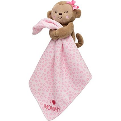 Carter's Child of Mine Monkey Security Blanket, Ivory