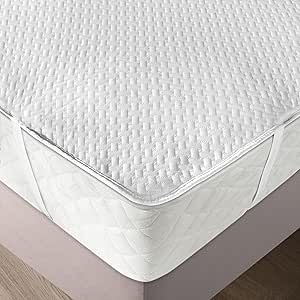 Ambesonne Water Resistant Mattress Protector Twin XL Soft Microfiber Elastic Skirt Repels All Liquids Features Deep Pockets Bed Pad Cover Topper Crinkle