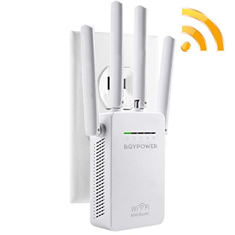 NEWEST 2018 WiFI Extender Internet Booster Signal Extenders Wireless Repeater 2.4GHz 5GHz Dual Band Up to 300 Mbps - Best Range Network Plug-In - 360 Degree Full Coverage - 1800 sq.ft/40 ft Range
