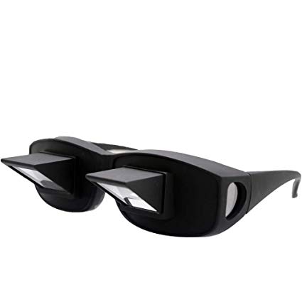Horizontal Lazy Glasses 90°Angle Lying Down Bed Reading Prism Eye Glasses High Definition Prism Glasses Lazy Reders Glasses Bed Prism Spectacles