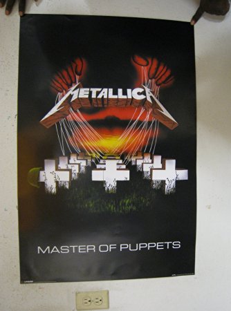 METALLICA POSTER Master of Puppets RARE NEW HOT 24X36