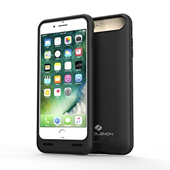 iPhone 7 Plus Battery Case, ZeroLemon 5000mAh Slim Juicer Portable Charger iPhone 7 Plus Charging Case - Black