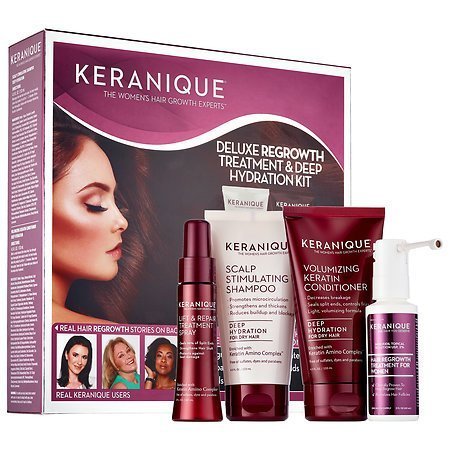 Keranique Deluxe Regrowth Treatment And Deep Hydration Kit