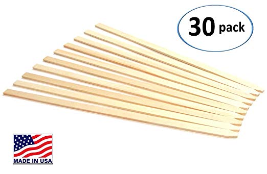 30 Pack 23" Wood Stakes for Garden or Sign Posting