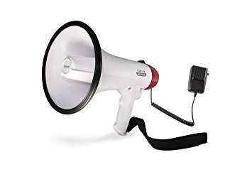 Clever Pro CMP11R Megaphone with Siren, Recorder,   Plug In Microphone