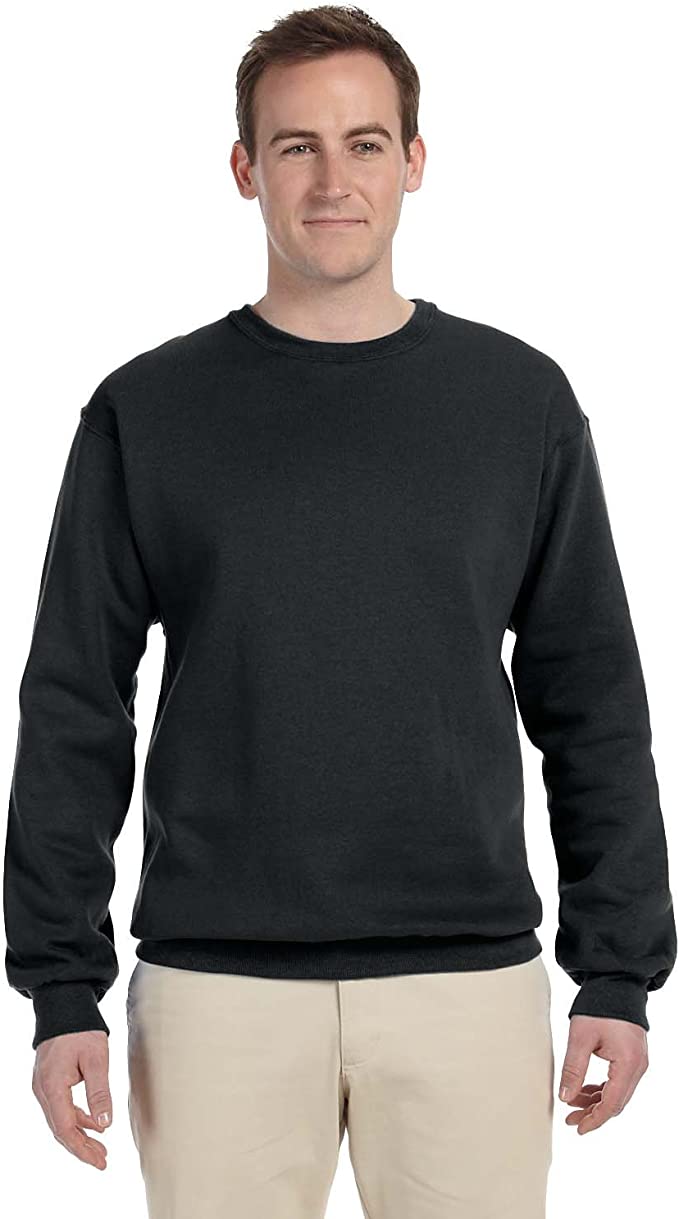 Jerzees Men's Navy Adult Crew Sweatshirt