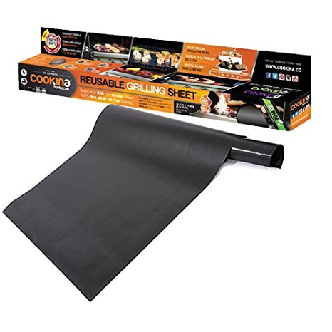 Cookina BBQ: Reusable Cooking Sheet For Your Grill!