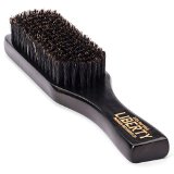 Beard Brush for the Modern Gentleman by Liberty Premium Grooming Co 8251 Guaranteed 100 Firm Boar Bristle 8251 The Best Tool To Groom Your Beard and Mustache When Used With Balm or Oil