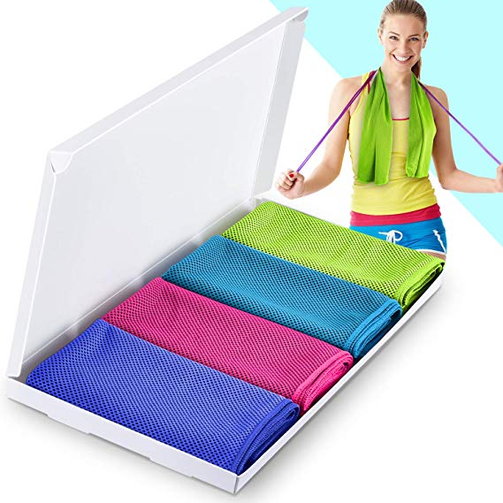 Vancle Cooling Towels, Cooling Towel for Instant Cooling Relief in Hot Environment, Ice Towels Stay Cool for Sports and Fitness