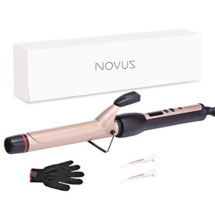 Curling Iron 1 inch Professional Curling Wand | Hair Curler,Instant Heat Ceramic Curling Iron with Adjustable Temp | Hair Products by NOVUS