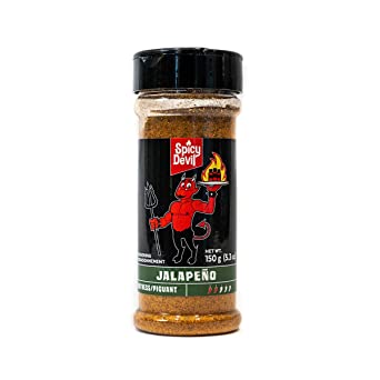 Spicy Devil Jalapeño Seasoning | Mild Blend of Spices and Jalapeño | Low-Calorie | Gluten-Free | Vegan & Vegetarian | Keto & Paleo