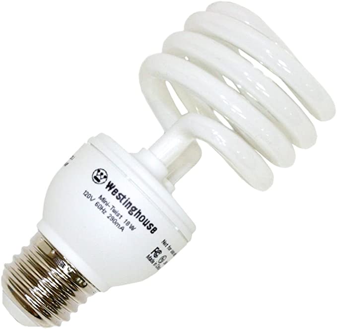 Westinghouse 3795100, 18W CFL Light Bulb, (75W Equal) 3500K Bright White 82 CRI 1100 Lumen