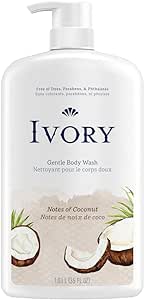 Ivory Mild & Gentle Body Wash, Coconut Scent, 35oz