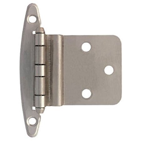 Liberty H00930L-SN-U1 3/8-Inch Inset Hinge without Spring, 10-Pack