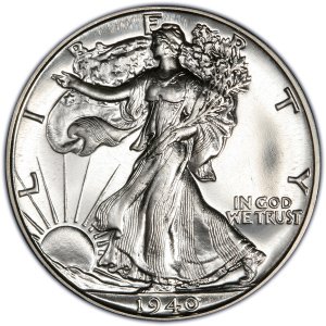 1946 Walking Liberty Half Dollar Brilliant Uncirculated 90% Silver US Coin MS/BU Fifty Cents .50