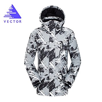 VECTOR Outdoor Winter Sports Skiing Clothing Men Jackets TPU Waterproof Breathable Fabrics Windproof Climbing Snow Mountain Cotton Coat Ski Suit