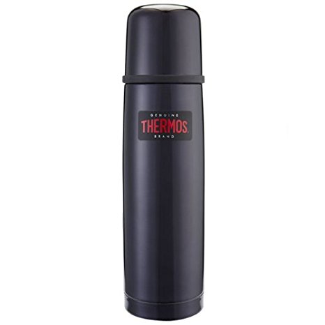 Thermos Light and Compact Stainless Steel Flask - 500 ml, Midnight Blue